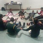Holding a circle