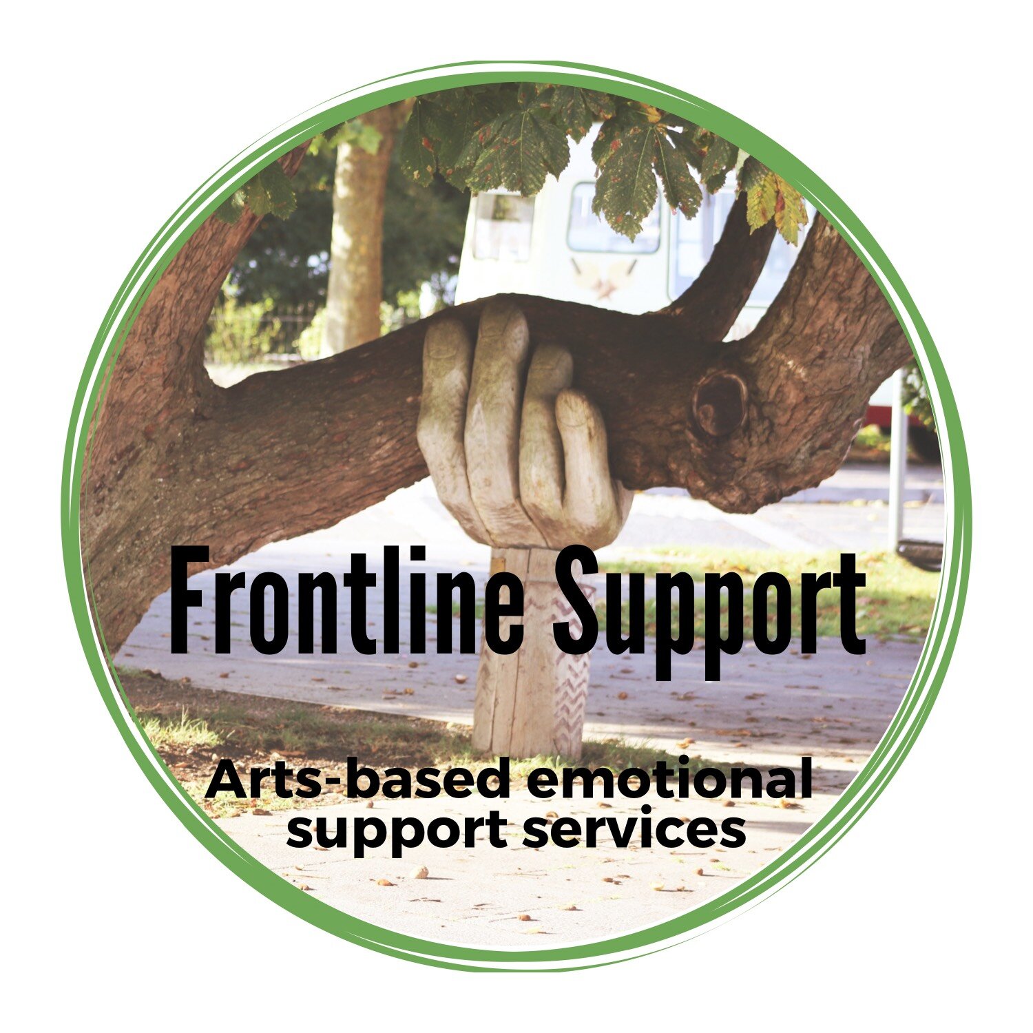  Through Frontline Support we make use of online platforms to provide access to the arts therapies to individuals who would normally not have access to mental health services such as art therapy. We are a group of SANATA (South African National Arts 