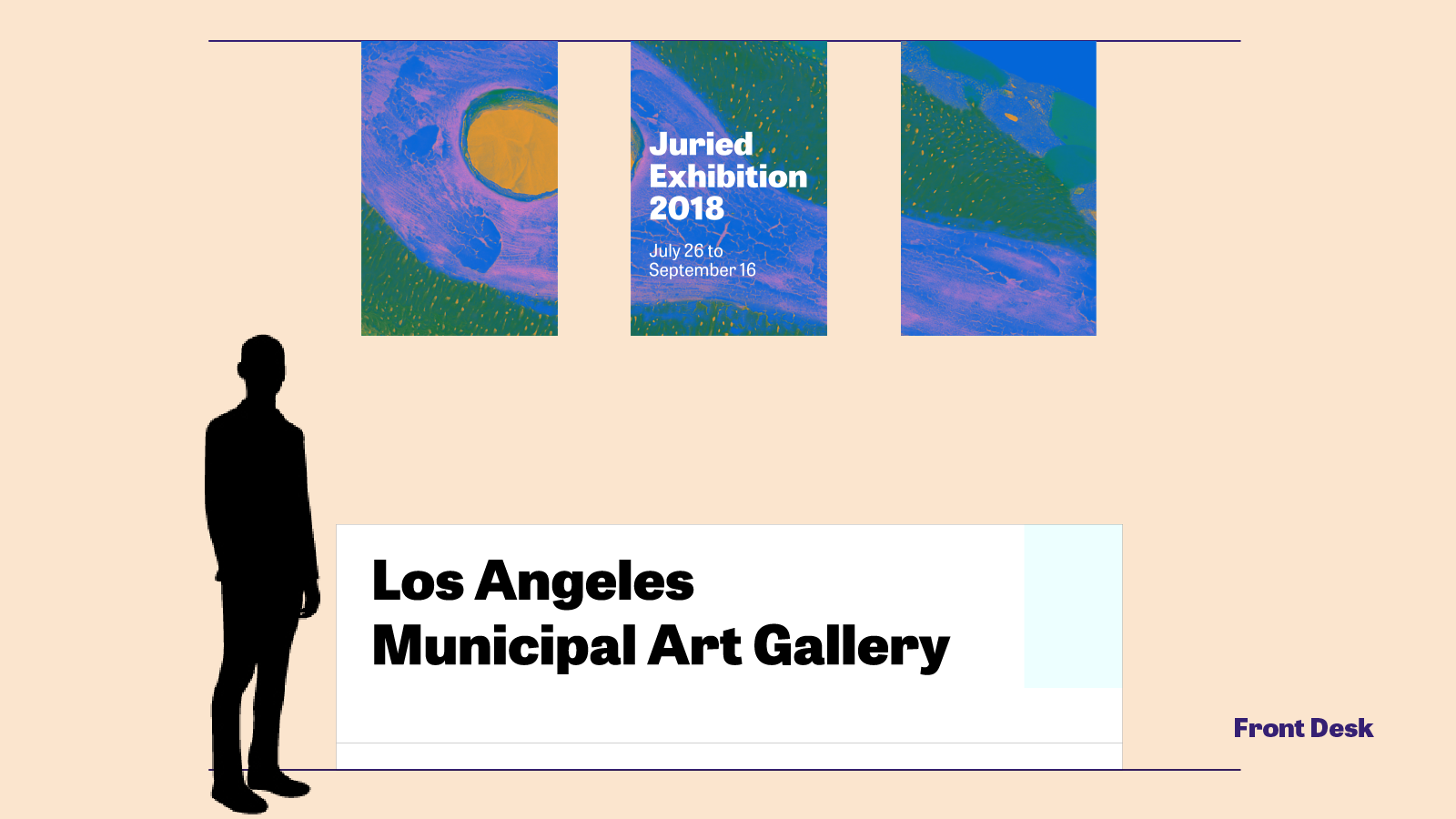Extending beyond the gallery walls.