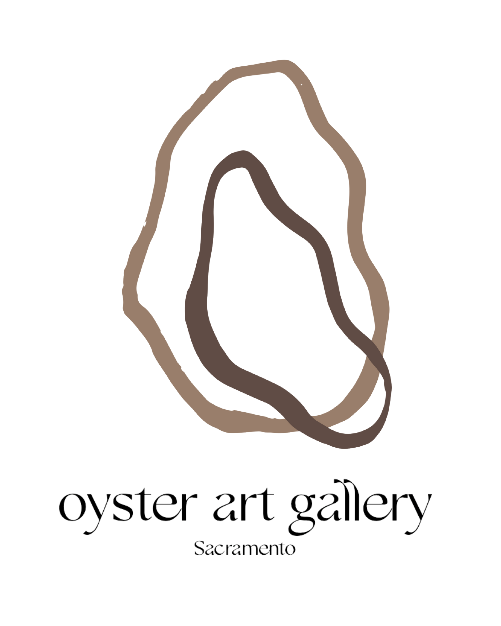 oyster art gallery sacramento logo