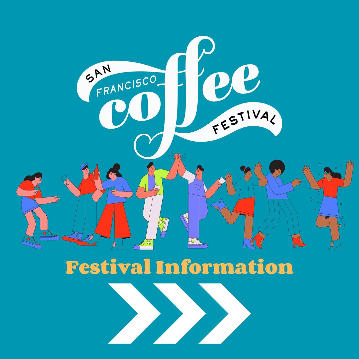 This weekend! Swipe through for up to date information on SF Coffee Festival entrance policies and more.