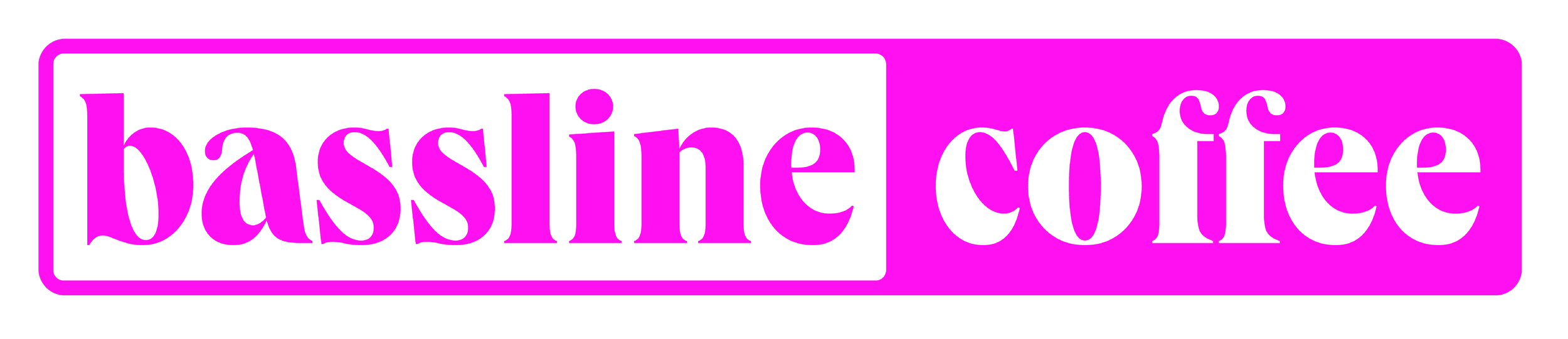 Bassline Coffee Logo Transparent