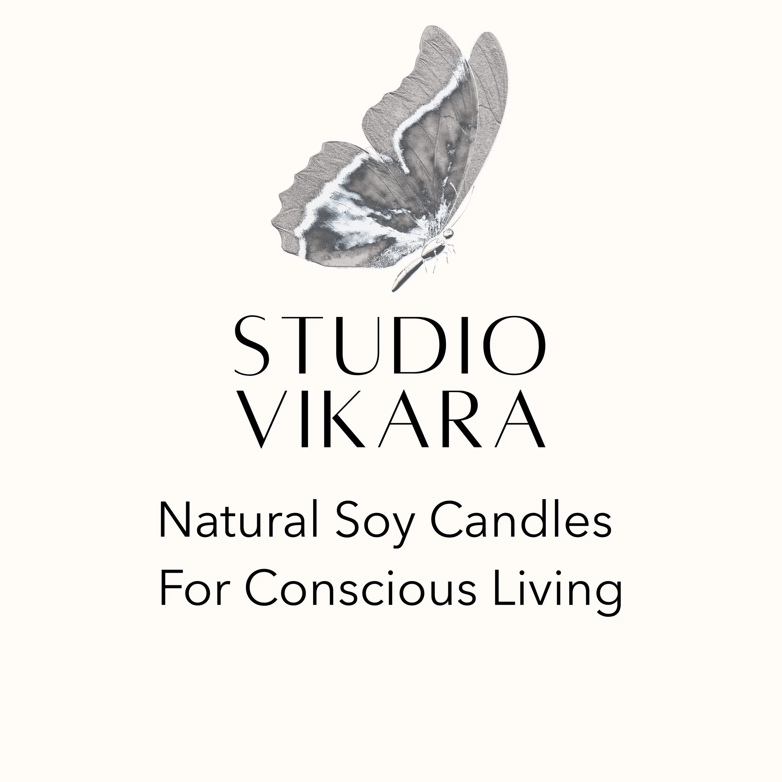 Studio Vikara Natural Soy Candles for conscious living logo