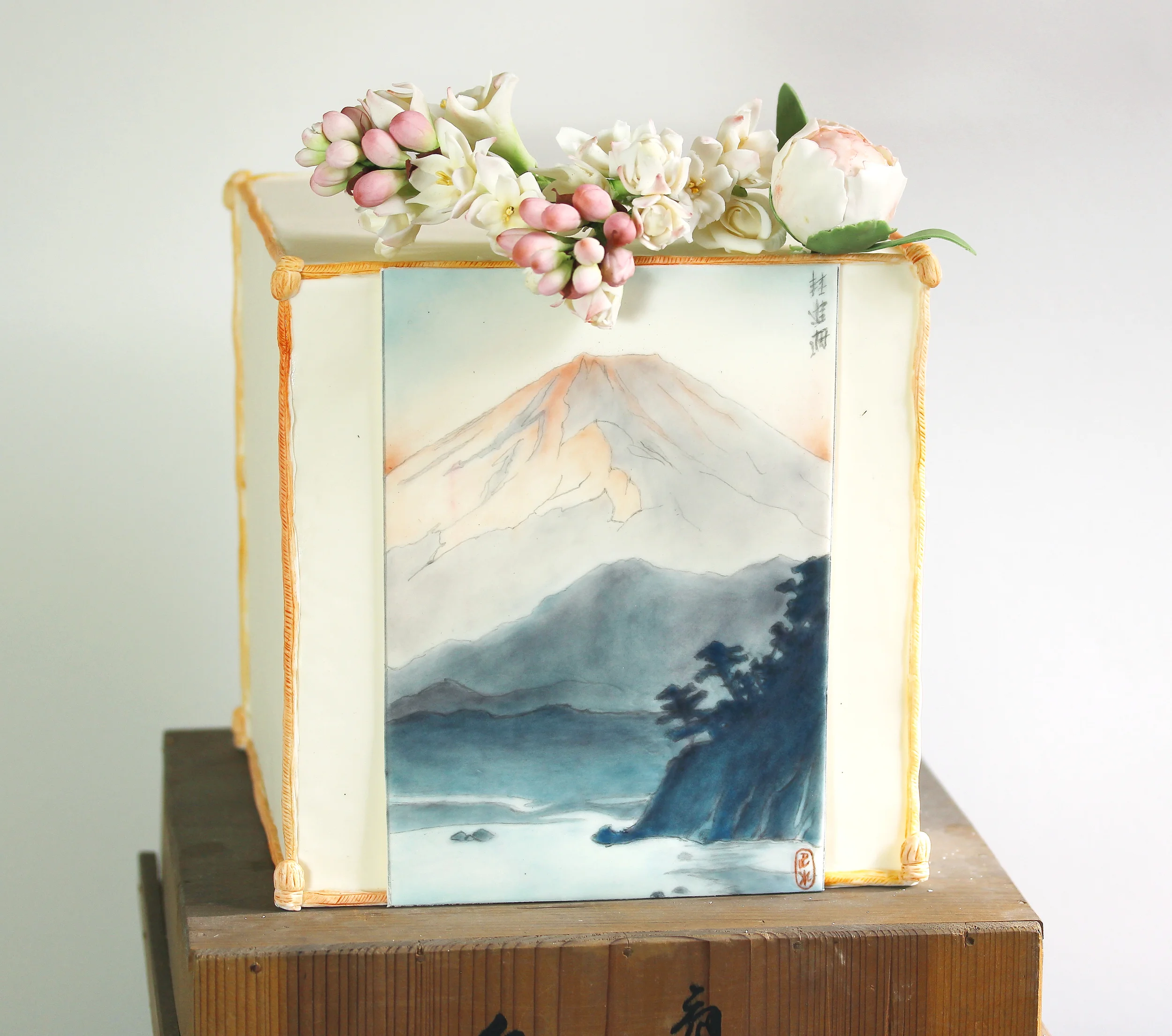 Hasui Woodblock Print Cake