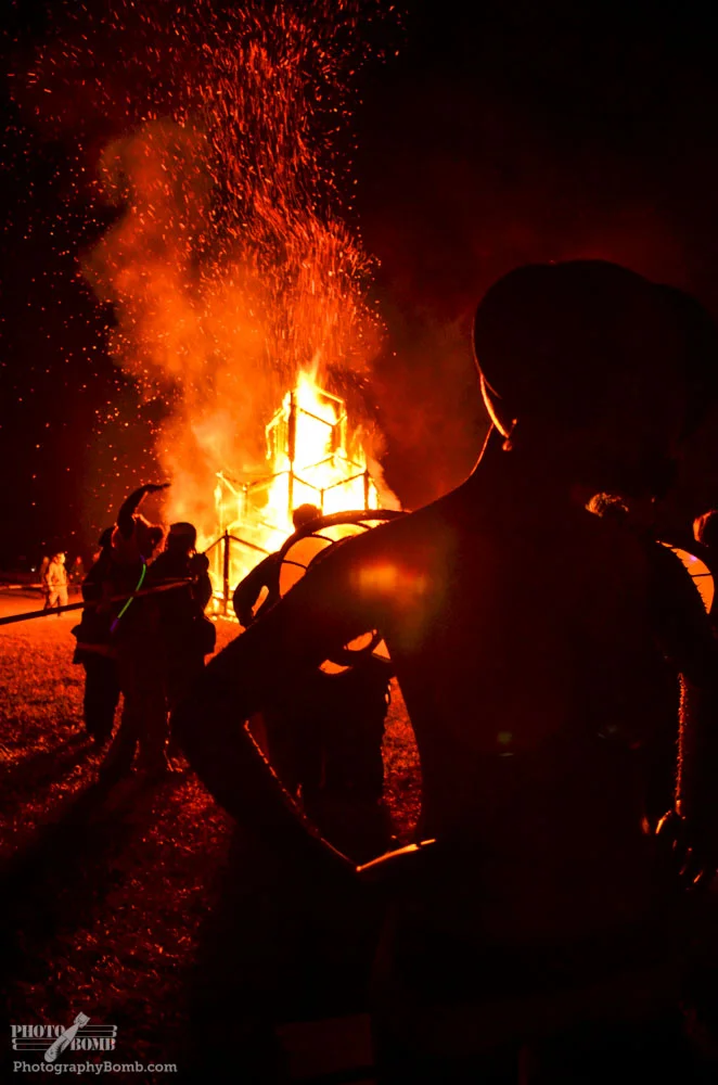 Effigy by Thom Root, Queen Beetch sculpture by Chris Asselin, photo by Levi Kill