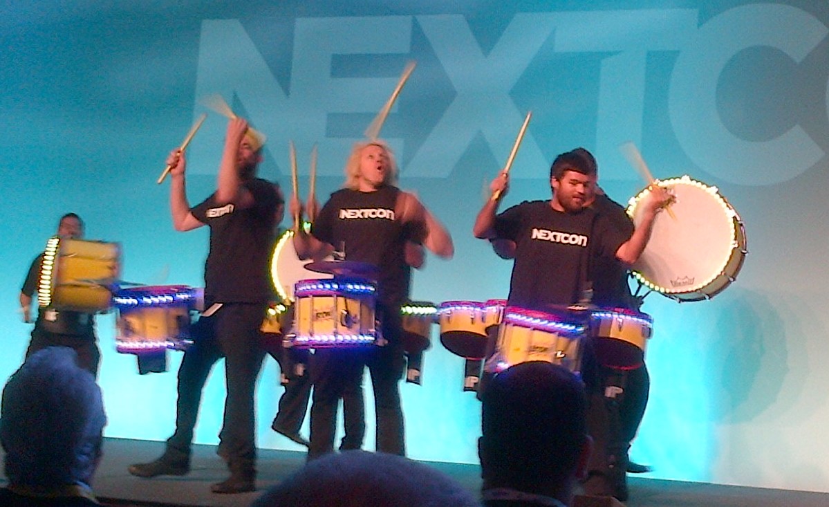 Now, THIS is how to kick off a big event like this. Yes, you might say Nextiva marches to the beat of a different drummer, and that's my take on this.