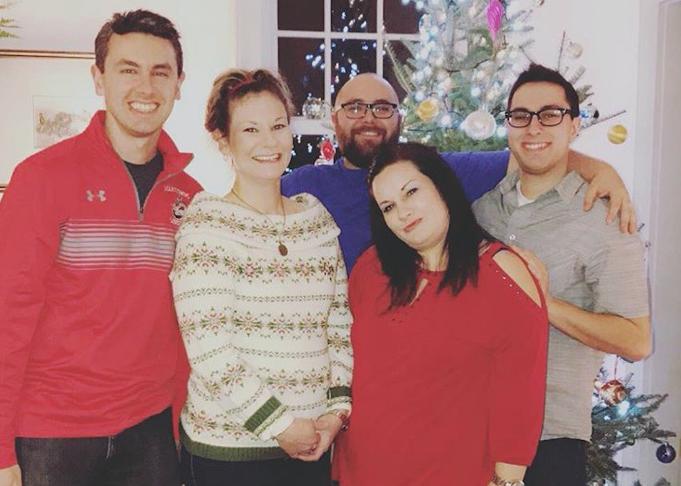 Me and my siblings at Christmas
