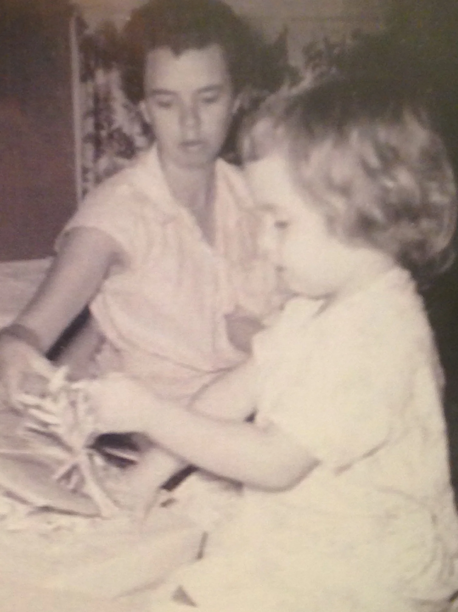 Me and Mom on my birthday .