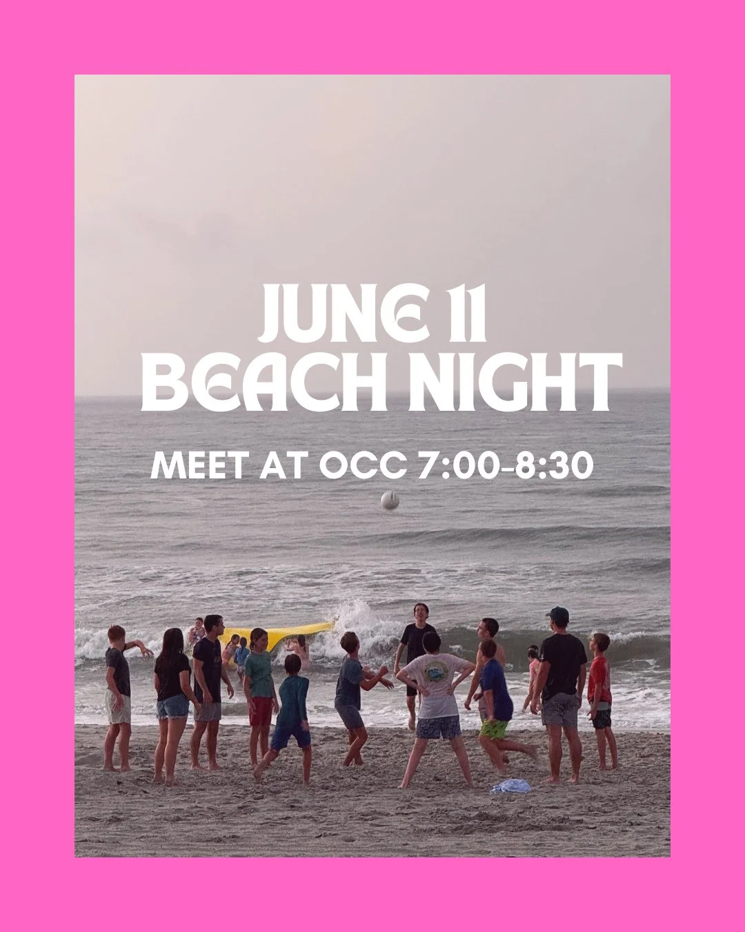 WE'RE RUNNING IT BACK! So excited to see everyone tomorrow for another beach night at 7pm! Hotdogs and snacks will be provided! Make sure to bring a towel and a friend!🌊🏄🏻‍♀️