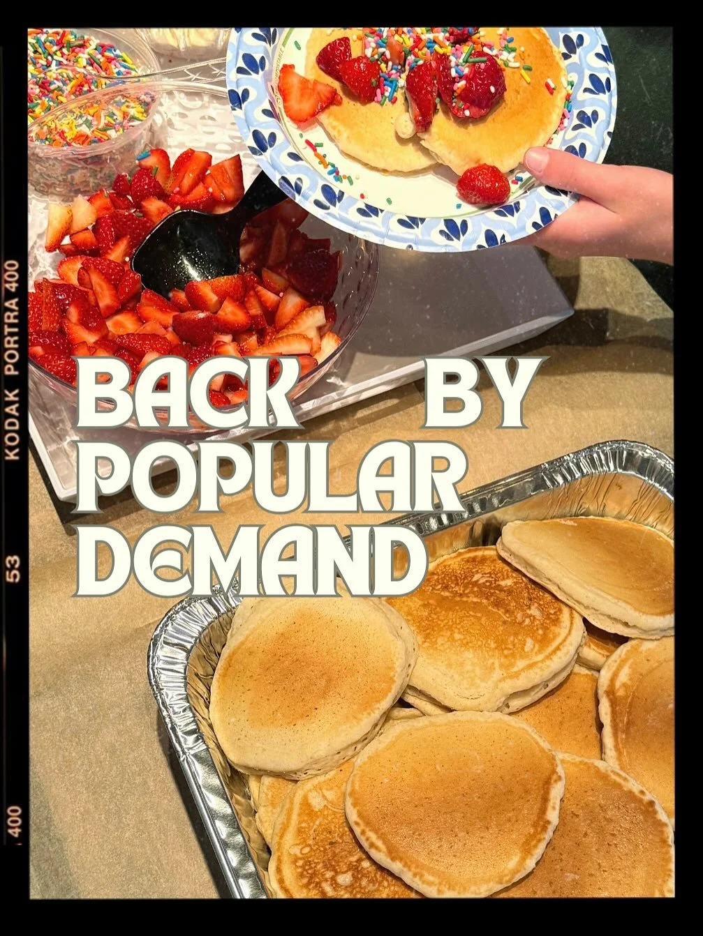 TONIGHT @ 7 PM! We’re bringing back the pancake bar! Be sure to bring a friend. See you soon OCC students!🥞🥞🥞🤙🏼