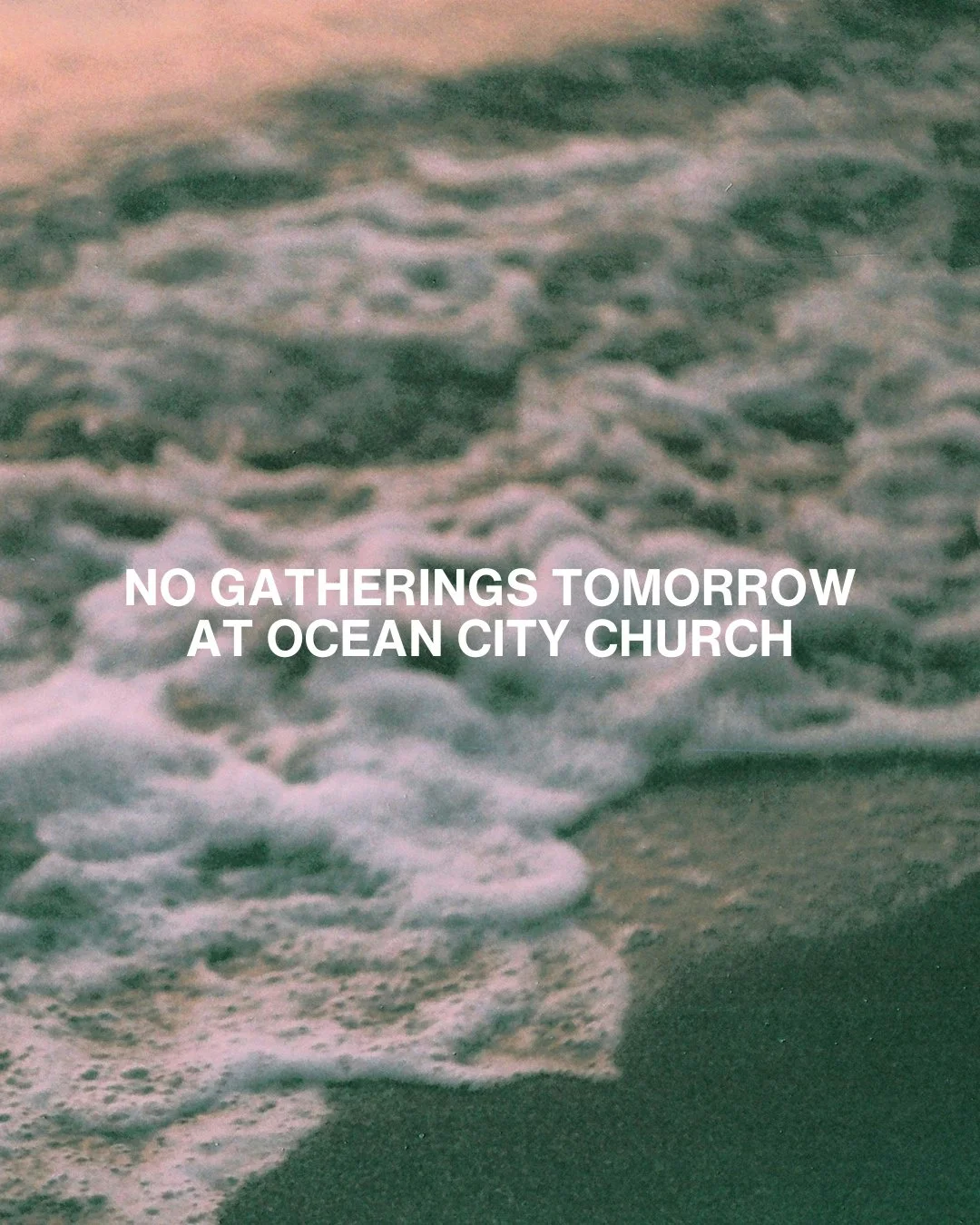 Sabbath Sunday is tomorrow at Ocean City Church! There will be no gatherings at 6th Avenue North, but that doesn't mean YOU can't gather with friends, your City Group, or family to pray + worship as we lean into 2026 together!