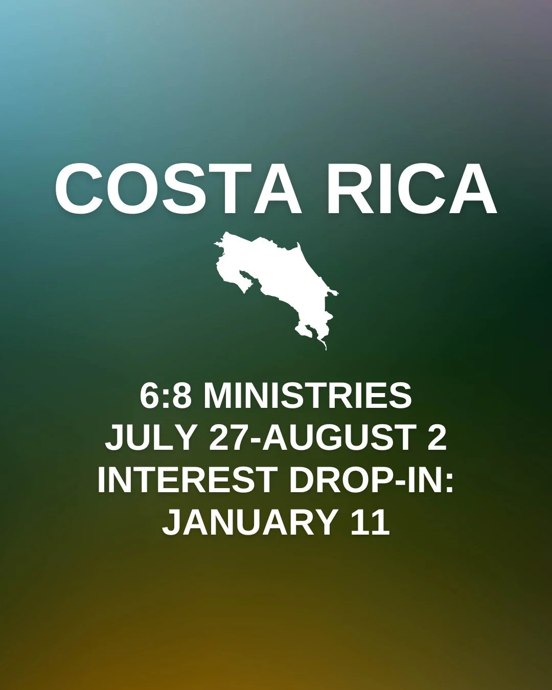 Playoff Sunday changes the vibe a little! This Sunday&rsquo;s Costa Rica Groundswell Trip Info Meeting will be short + sweet. You&rsquo;ll meet the leaders, get connected, and receive an info packet that covers all the basics. Easy, quick, and home f
