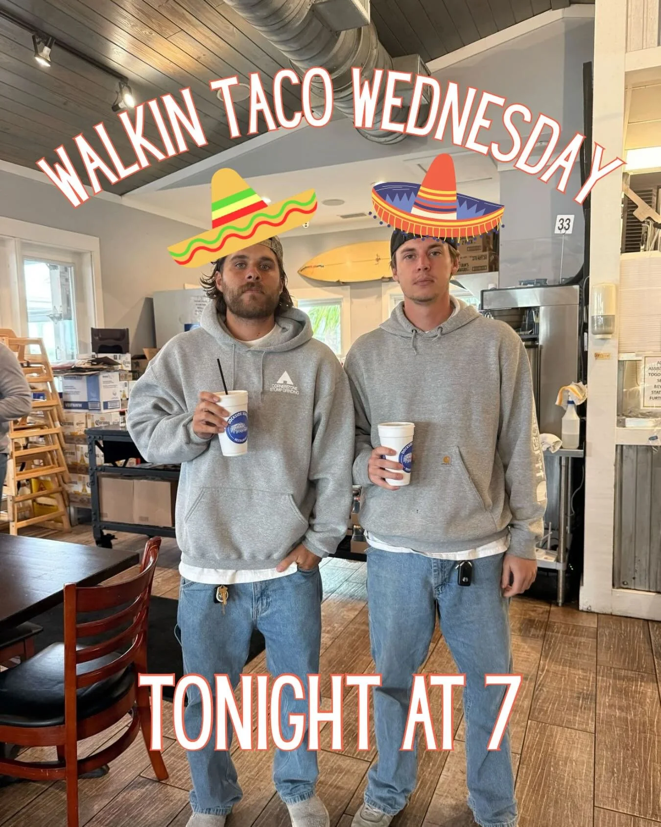 Come on down to OCC Students tonight for walking tacos, a 🔥 word, worship, and more!!! We can&rsquo;t wait to hang! 🌮🎉🙌📖✝️