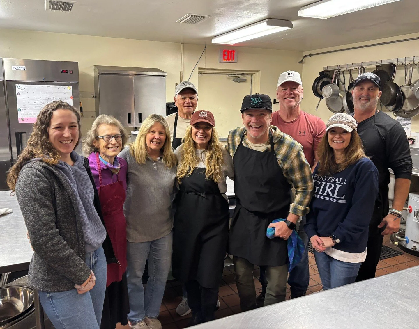 A big thanks to our latest crew who served dinner at Mission House this month + delivered the supplies we collected the past two Sundays: coats, gloves, undergarments, and toiletries! ⁠
------⁠
If you're looking for ways to serve our community + exte