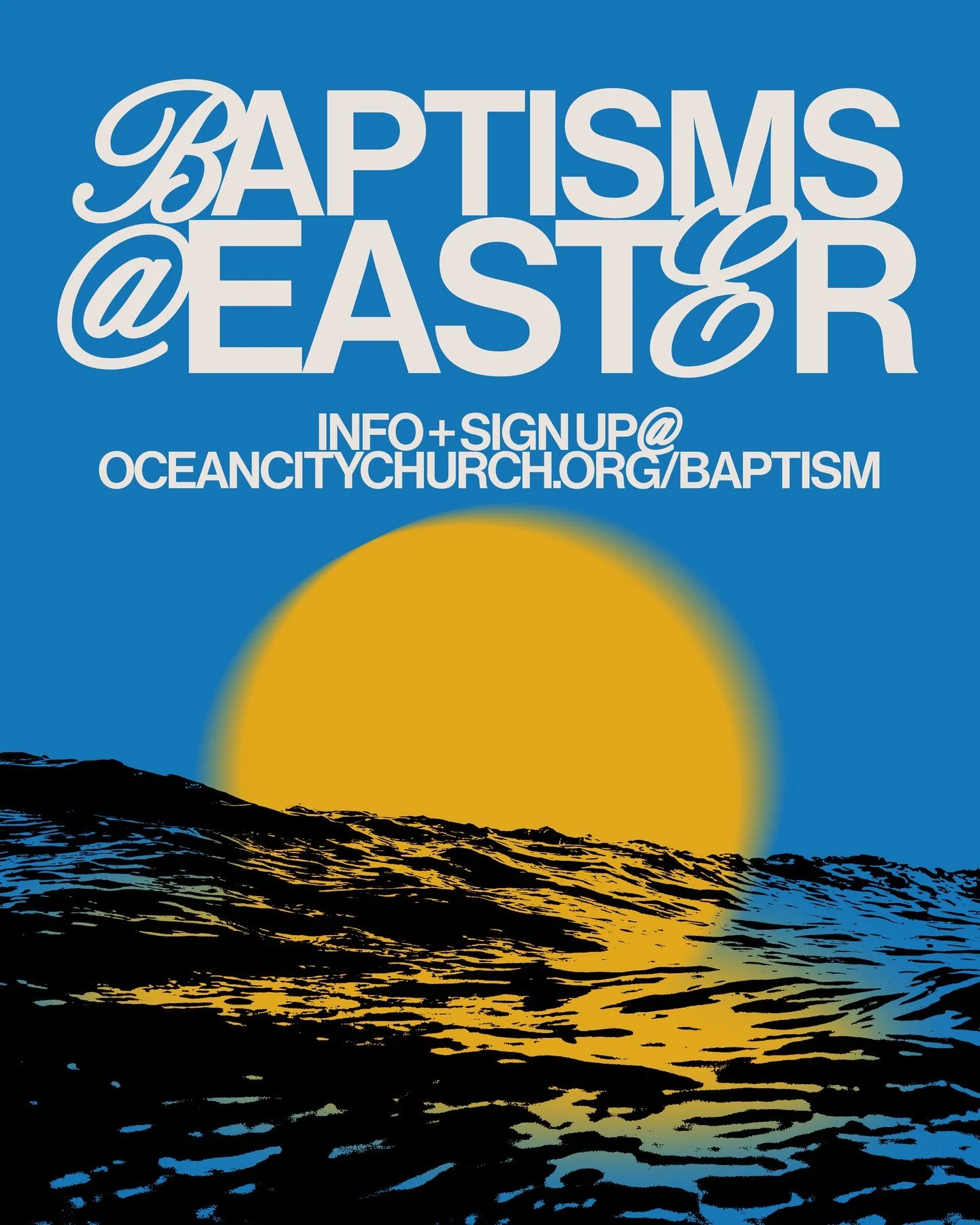 Thinking about baptism? 🙌🏽⁠
⁠
Every year we celebrate baptisms at our Easter Sunrise gathering, and we would love for you to be part of it. It&rsquo;s a powerful moment to publicly declare the new life you&rsquo;ve found in Jesus!⁠
⁠
If you&rsquo;r