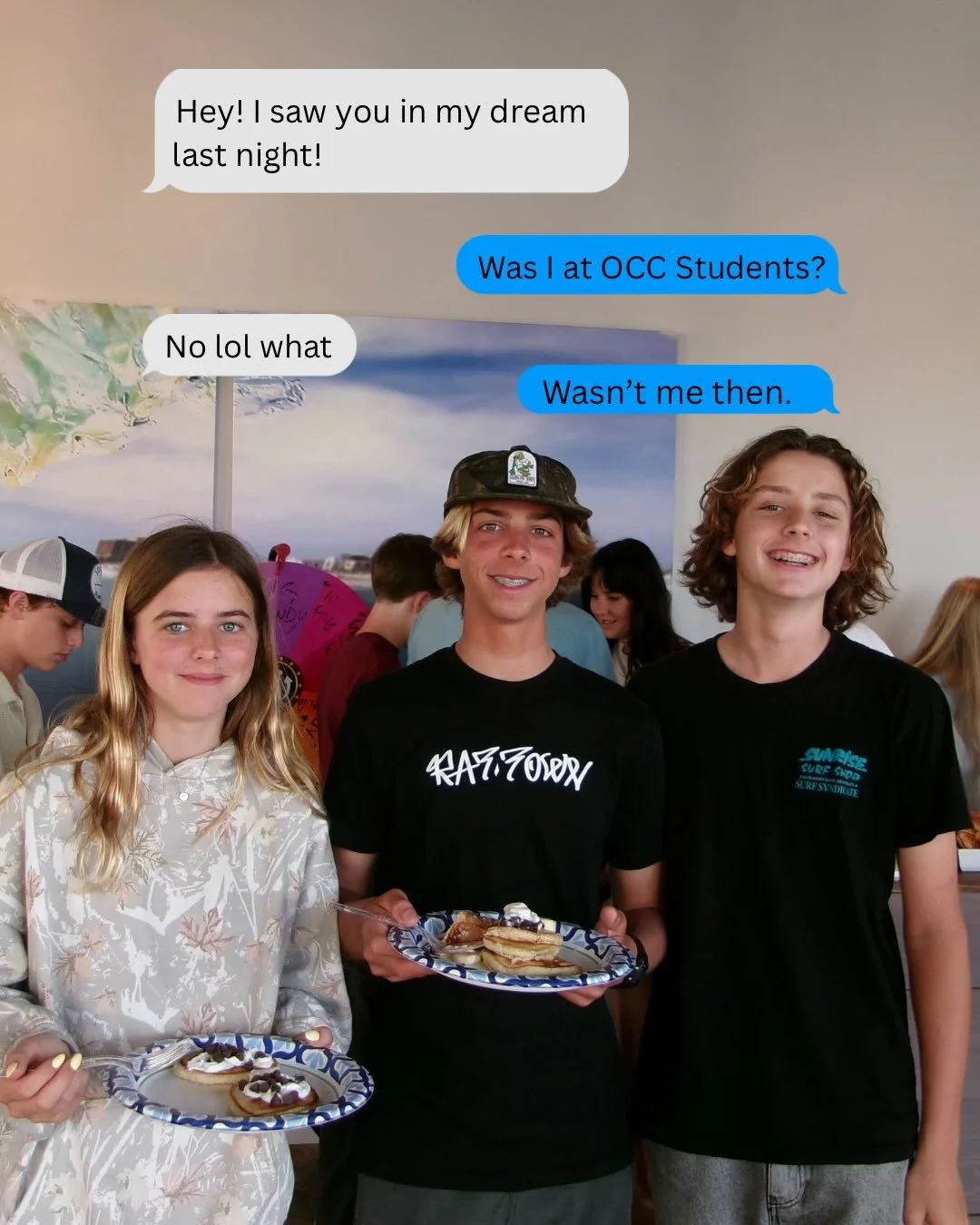 Where else would we be!?!
Come + join the Students family! Wednesdays at 7pm! 
We want to meet you!!! ⭐️⭐️