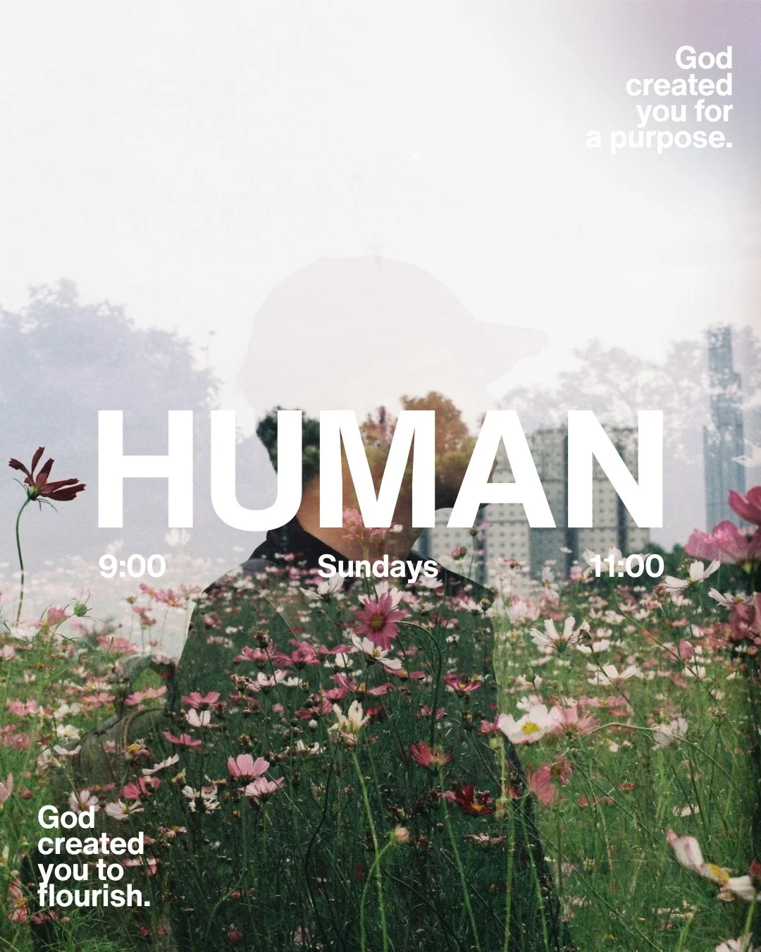 Our HUMAN series kicked off last Sunday, and what a start! 🙌🏽⁠
⁠
This Sunday, we continue with a look at our identity, not something we achieve but something we receive in Christ.⁠
⁠
Join us at 9:00 or 11:00!