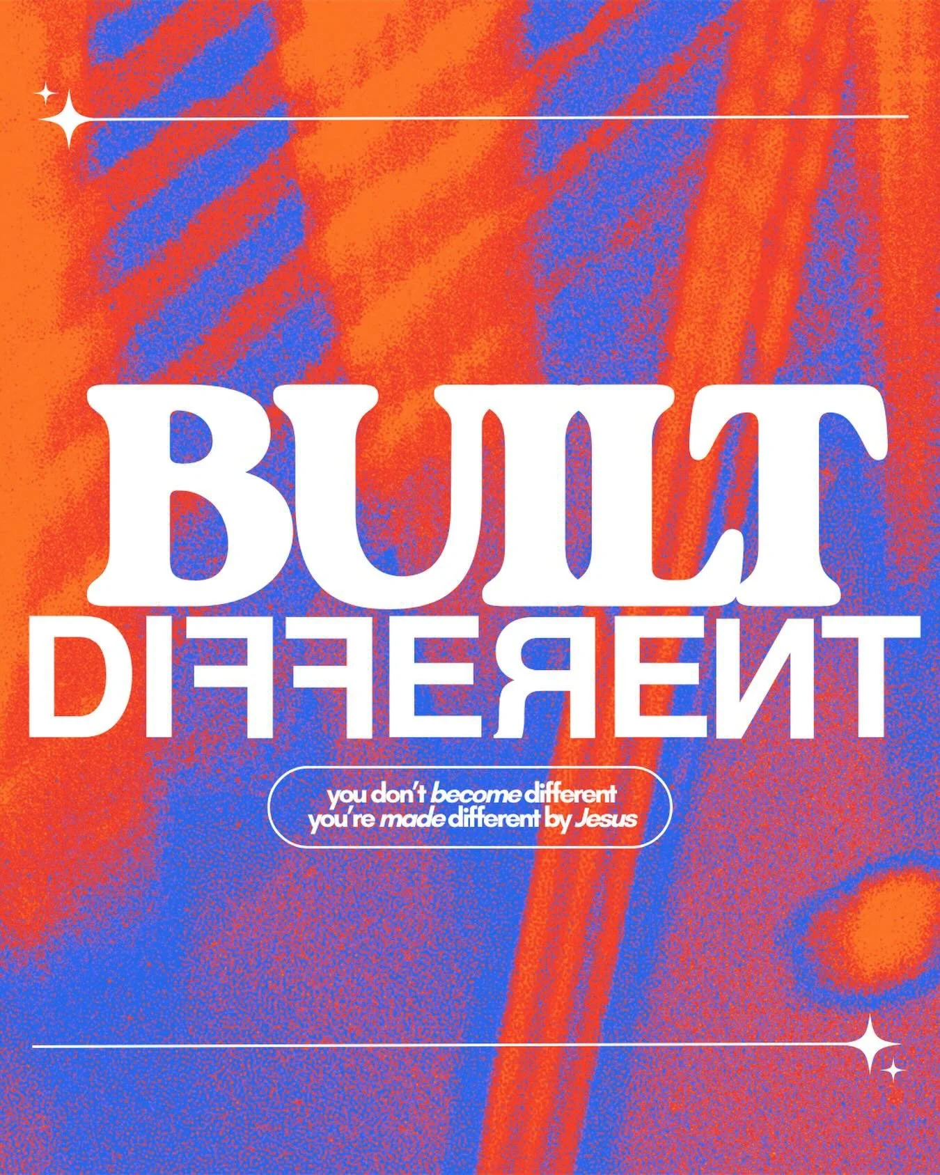 We are HYPED to kickoff our new series this week- BUILT DIFFERENT!! We&rsquo;re gonna be diving into the book on Daniel, learning what being built different by Jesus means for us as His children! GET EXCITED! TELL YOUR FRIENDS!! 🌟🌟