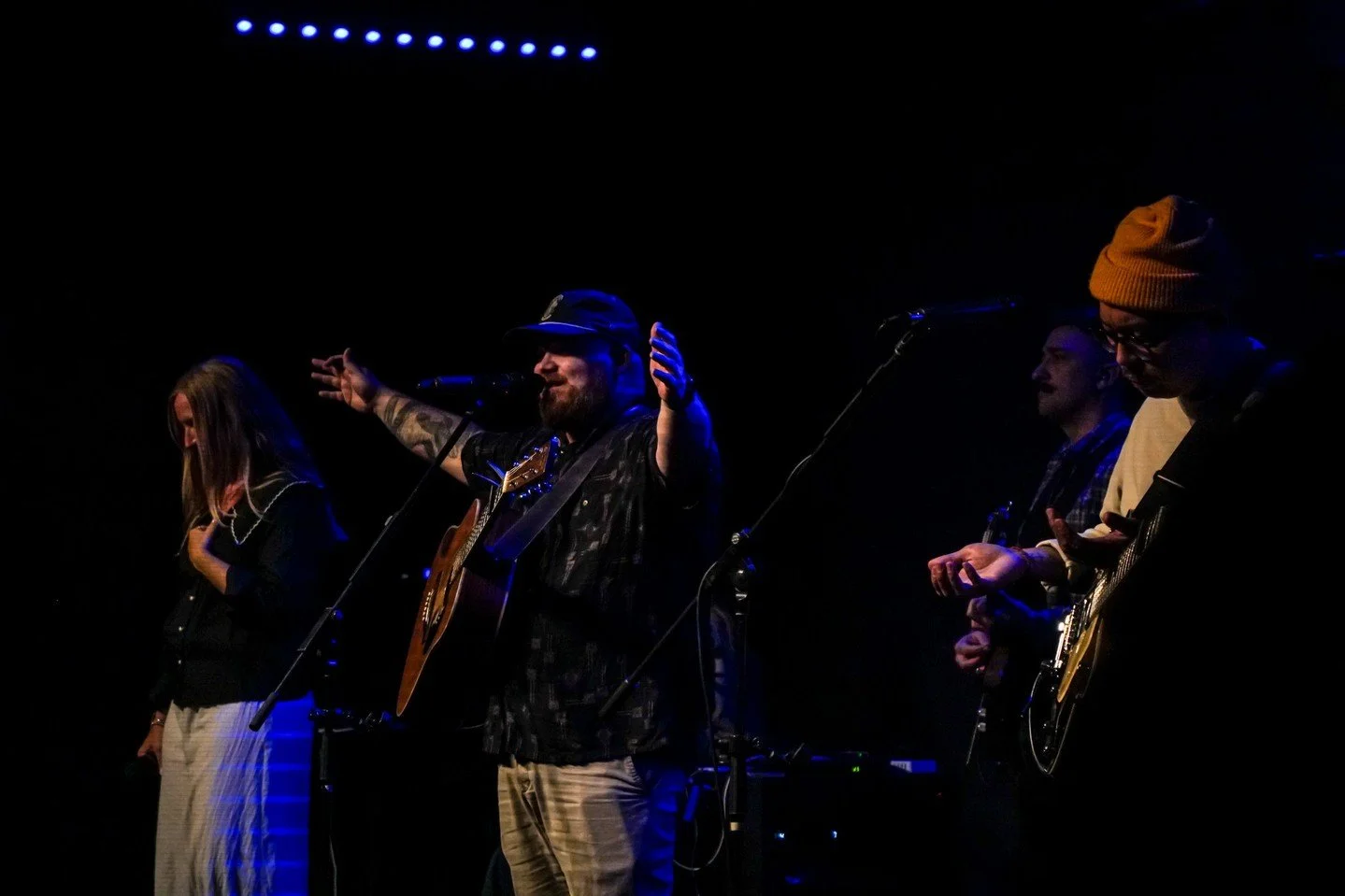 Let our praise be Your welcome⁠
Let our songs be a sign⁠
We are here for You, we are here for You⁠
⁠
Let Your breath come from heaven⁠
Fill our hearts with Your life⁠
We are here for You, we are here for You⁠
⁠
Here For You by Matt Redman