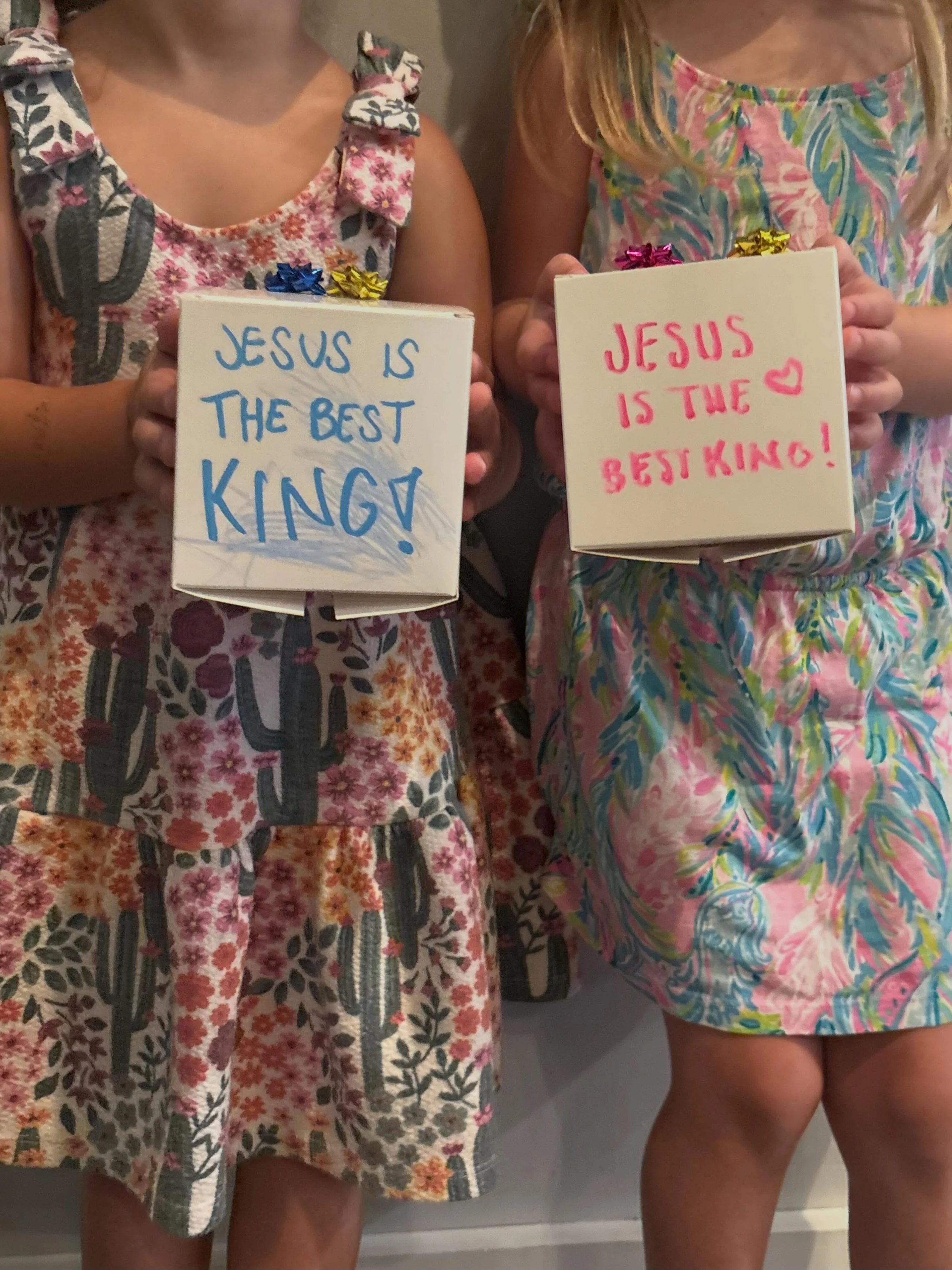 This week in OCC Kids, we learned about the wisemen bringing gifts to Jesus after His birth, and talked about what a GIFT and TREASURE it is to get to know Him and talk to Him! He is the best king and the best gift we could ever receive!

ALSO! Paren