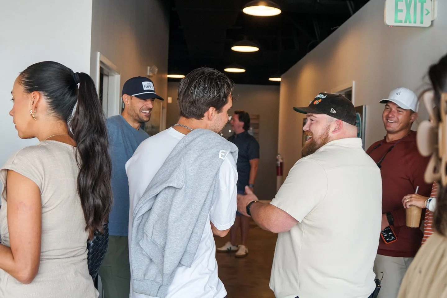 One of our favorite parts of Sunday morning is connecting in the foyer with one another. 

The conversations, the hugs, the laughter, meeting new people, and catching up with old friends. Church is better when we do it together! 

So come early, make