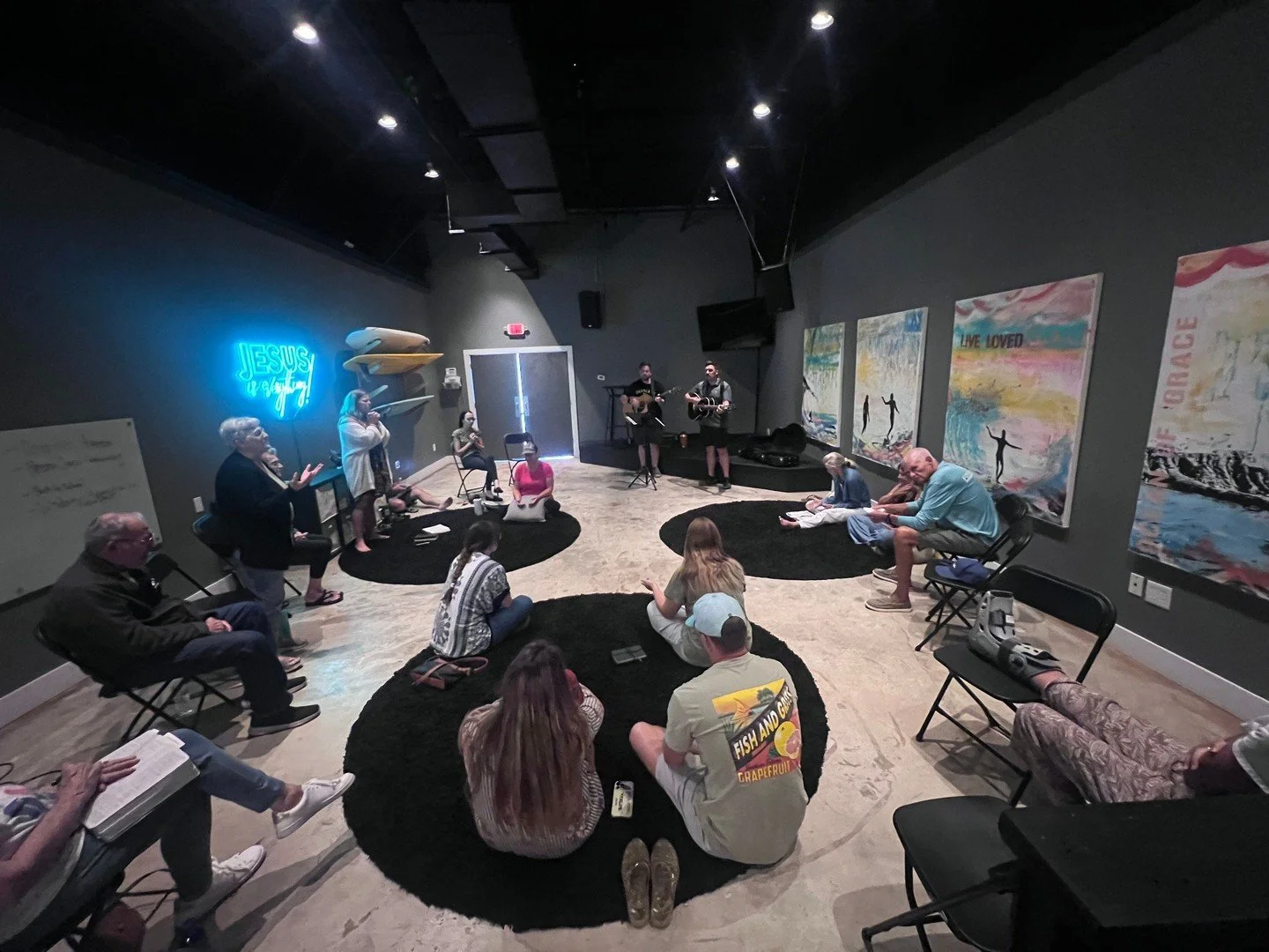 Make space to slow down, seek God's presence, and worship together. ⁠
⁠
Join us this Thursday for a night of prayer and worship as we come together to connect with God and one another.