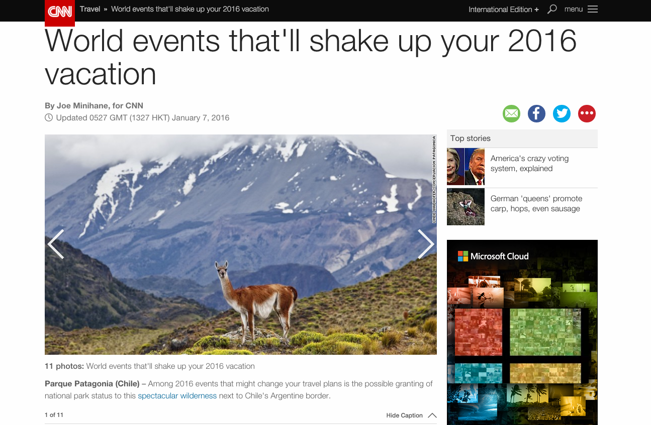World events that wull shake up your 2016 vacation