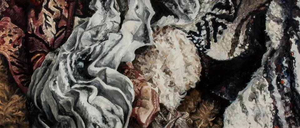 Untitled #4. 2012, Oil on panel, 1.75’ x 4’