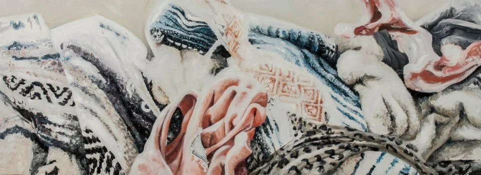 Untitled #3, 2012, Oil on panel, 2.5’ x 5.5’