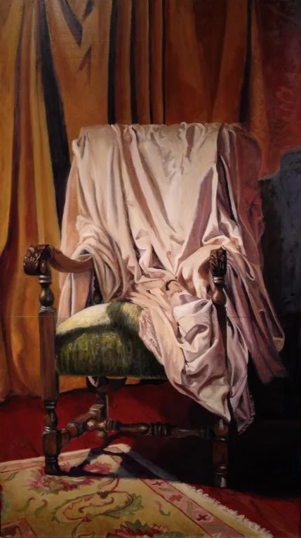Hetoimasia, 2013, Oil on panel, 4’ x 7’