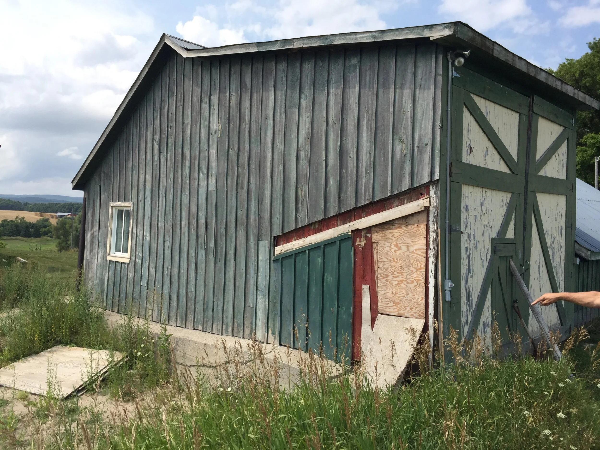 Before and after Barn Conversion 