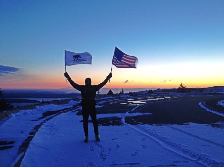 Day 1 - Summit of Cadillac Mountain - January 24, 2014