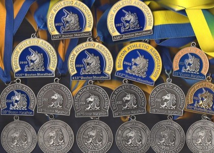 24 Boston Marathons between 1979 - 2016 (18 shown)