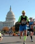 Gary competing in the Marine Corp Marathon