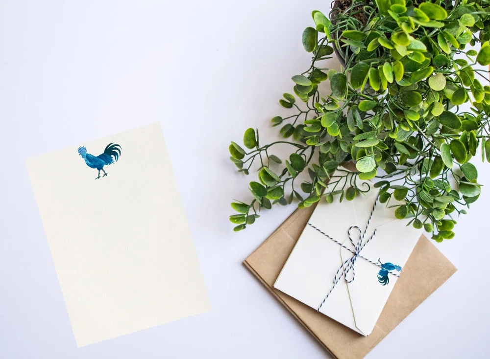 Blue Rooster Letterhead