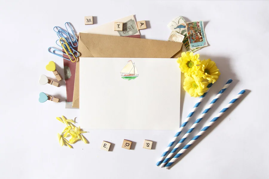 Sailboat Stationery