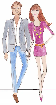 Drawing of Couple