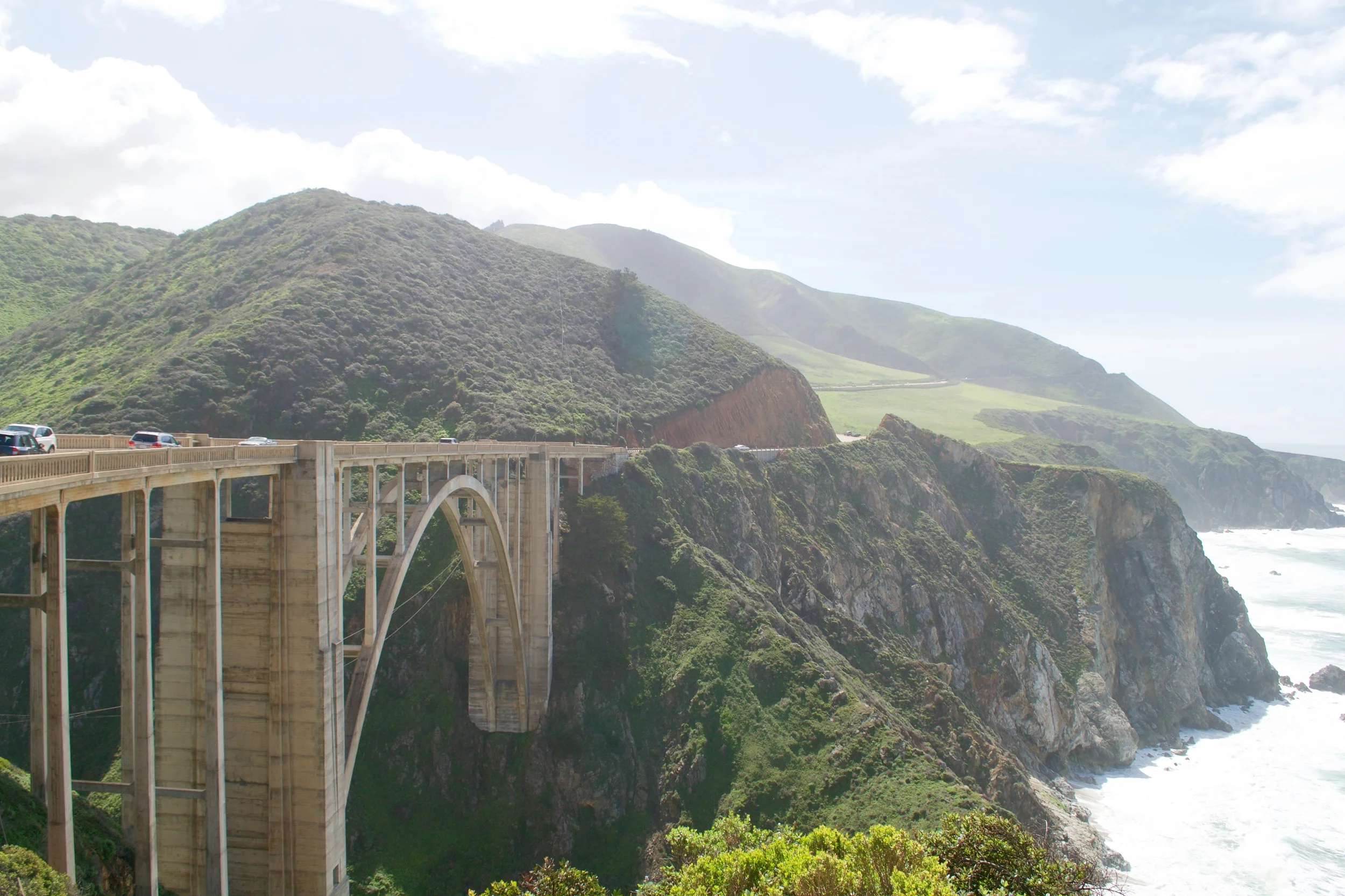 Bixby Bridge - crossing it was scary AF guys!