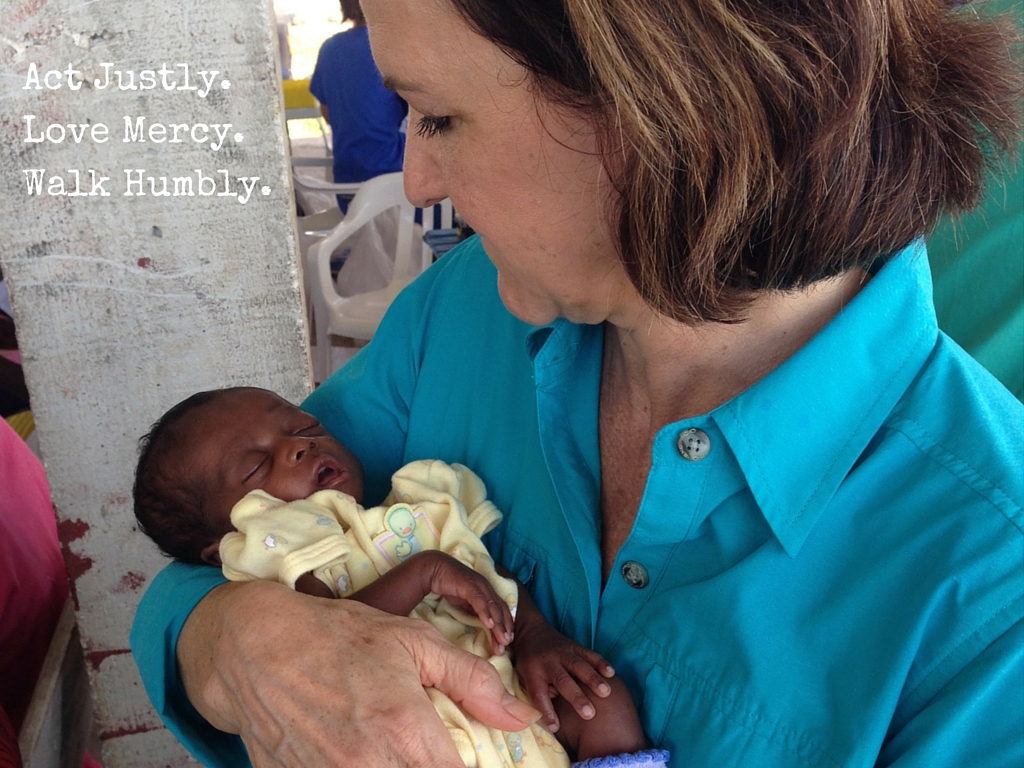 Dana in Haiti, 2014. 