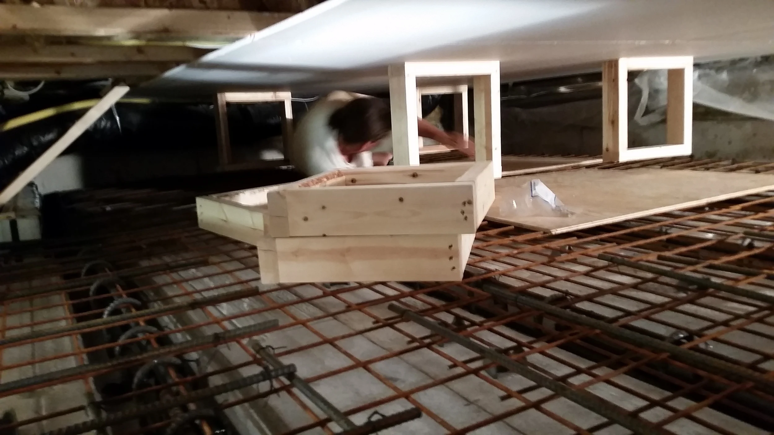 ICF Safe Room with and Insulated Concrete Decking Poured Monolithically