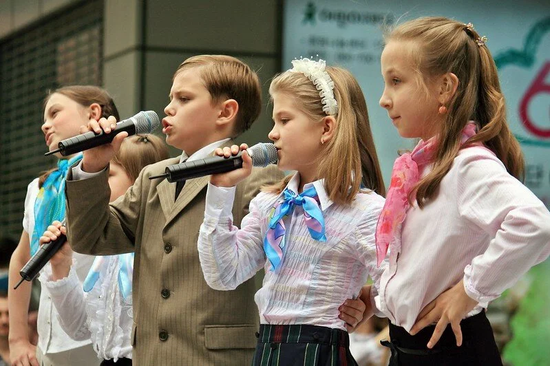 “Singing classes for children” Stage Bells Program Stage Music Center in Winchester and