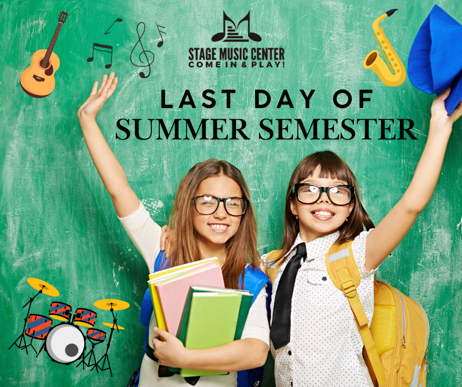 LAST DAY OF SCHOOL SEMESTER! JOIN US FOR SUMMER LESSONS AND CAMP!