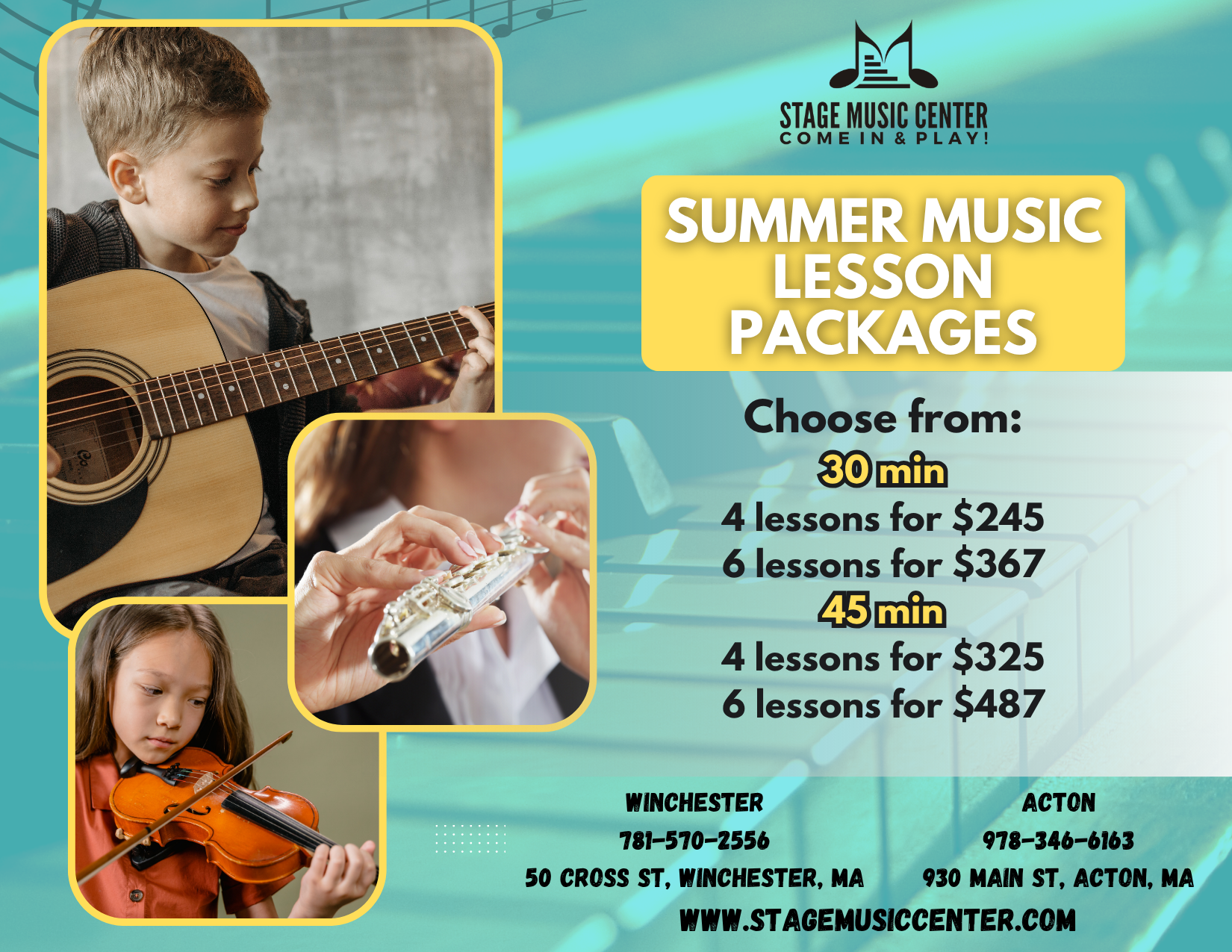 Private Summer Lessons! 