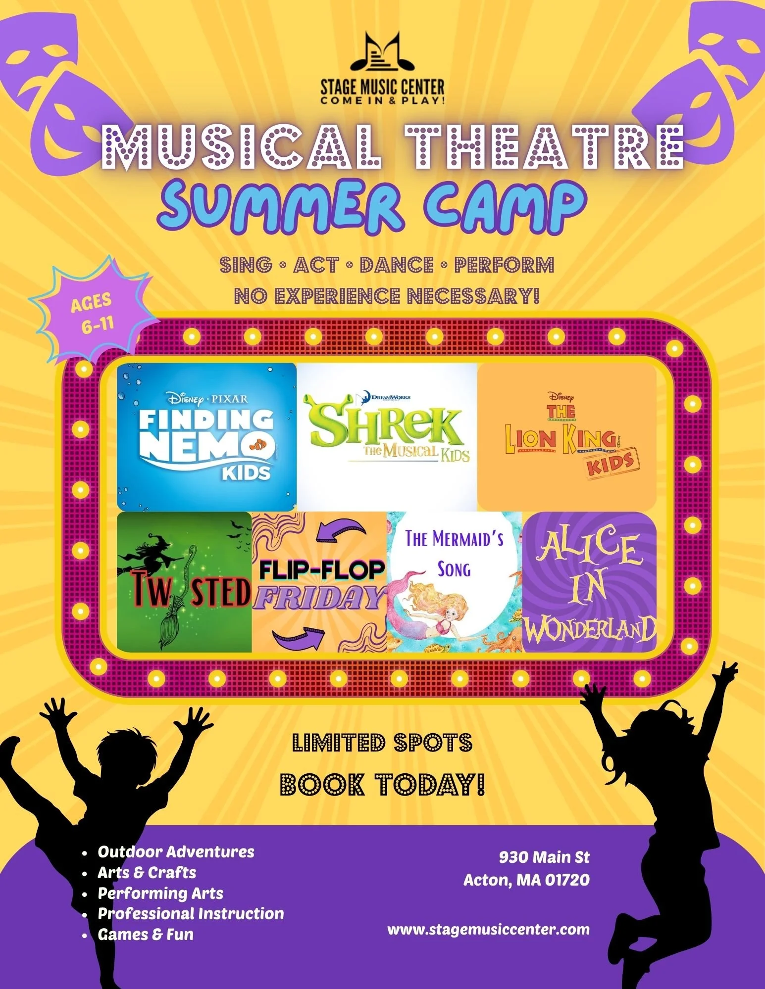 When schools are CLOSED, we are OPEN! JOIN OUR SUMMER CAMP!