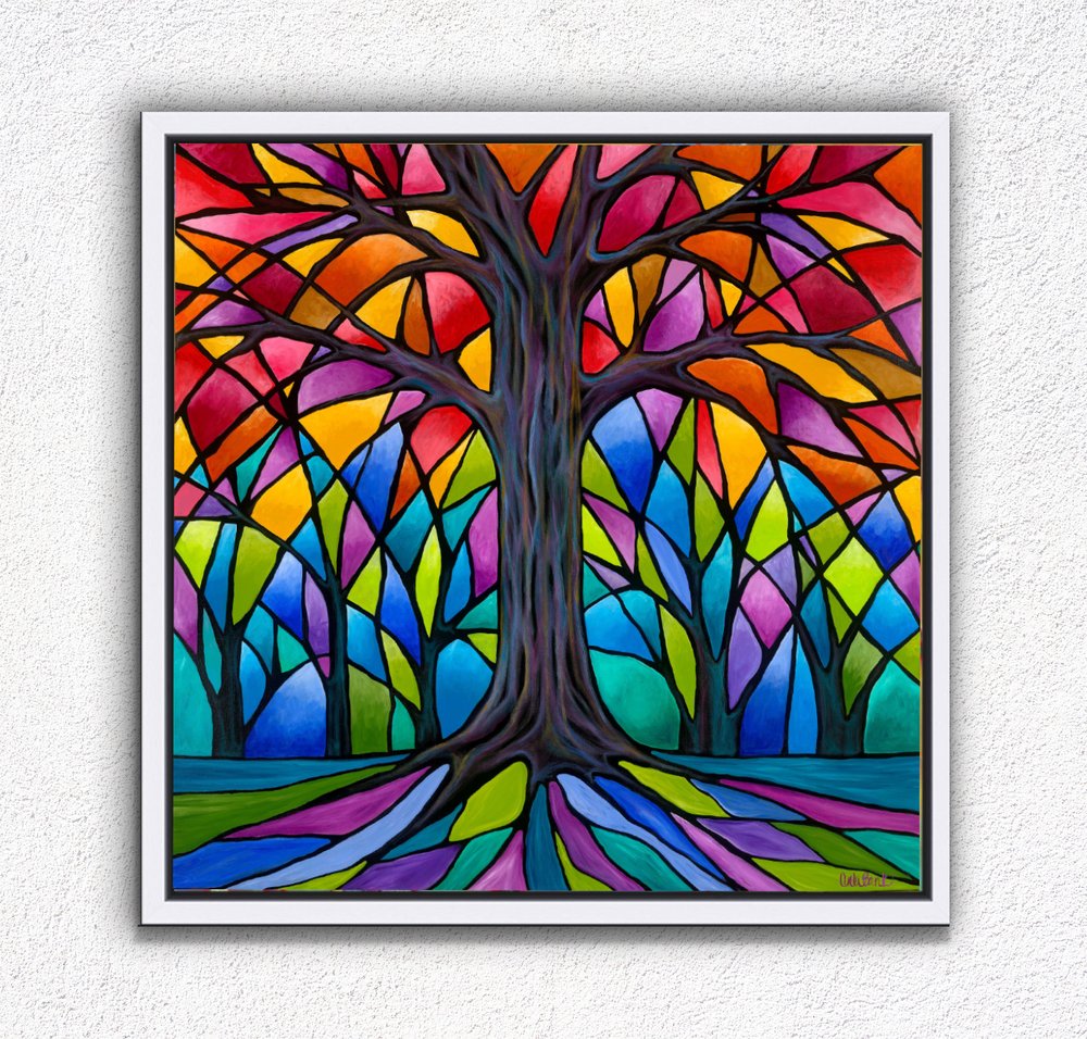 Tree of life Framed Print Bank