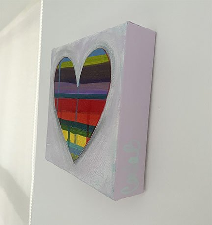 Lover  8x8 acrylic painting on canvas — Carla Bank