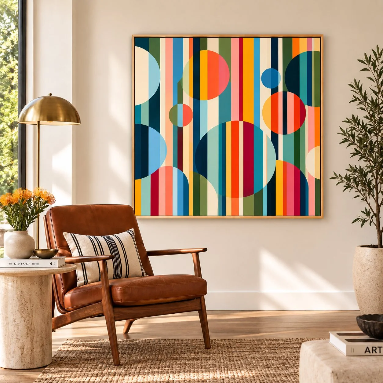 Circles and Lines — Fine Art Paper or Canvas Edition