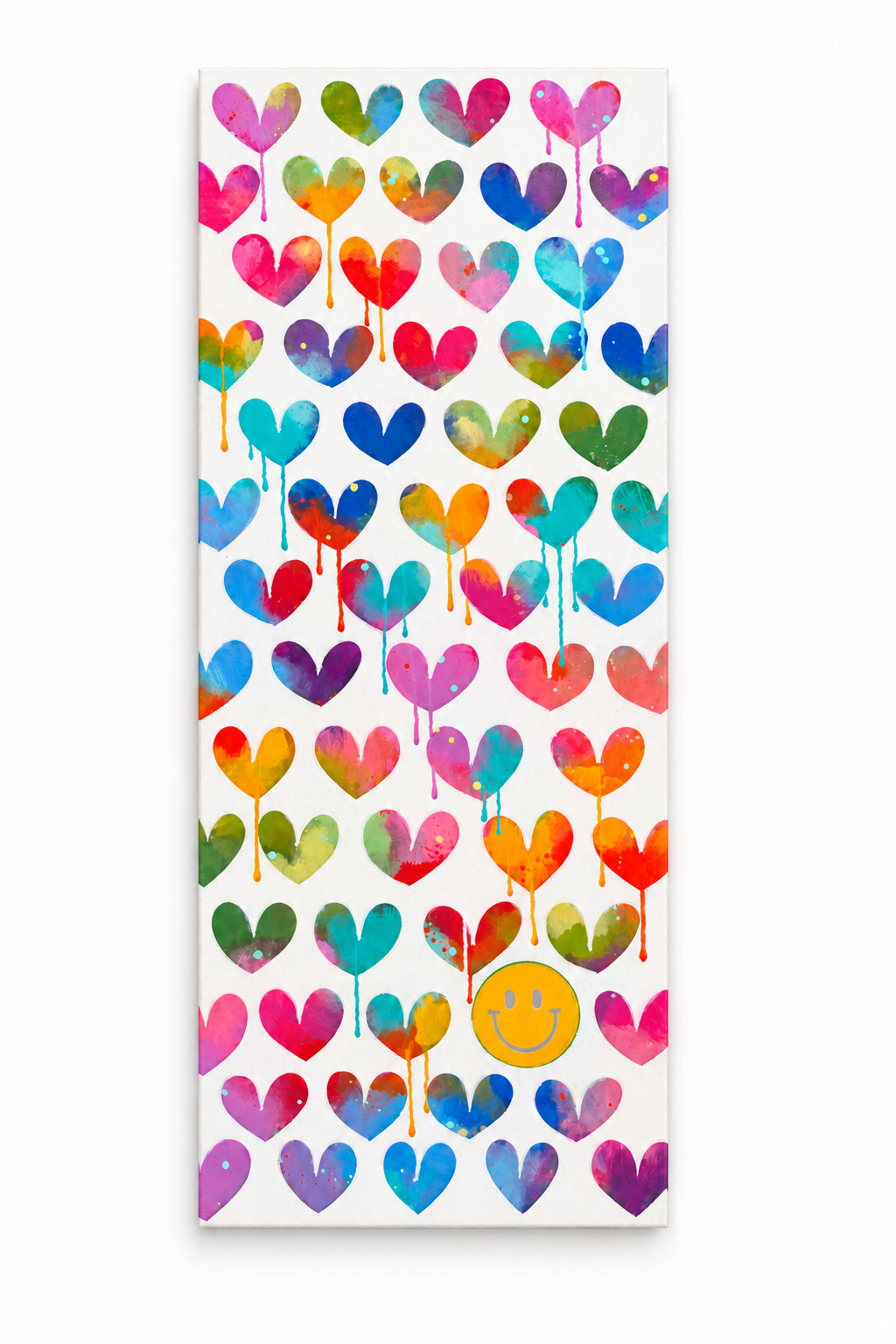 Rainbow Dripping Hearts Canvas.png