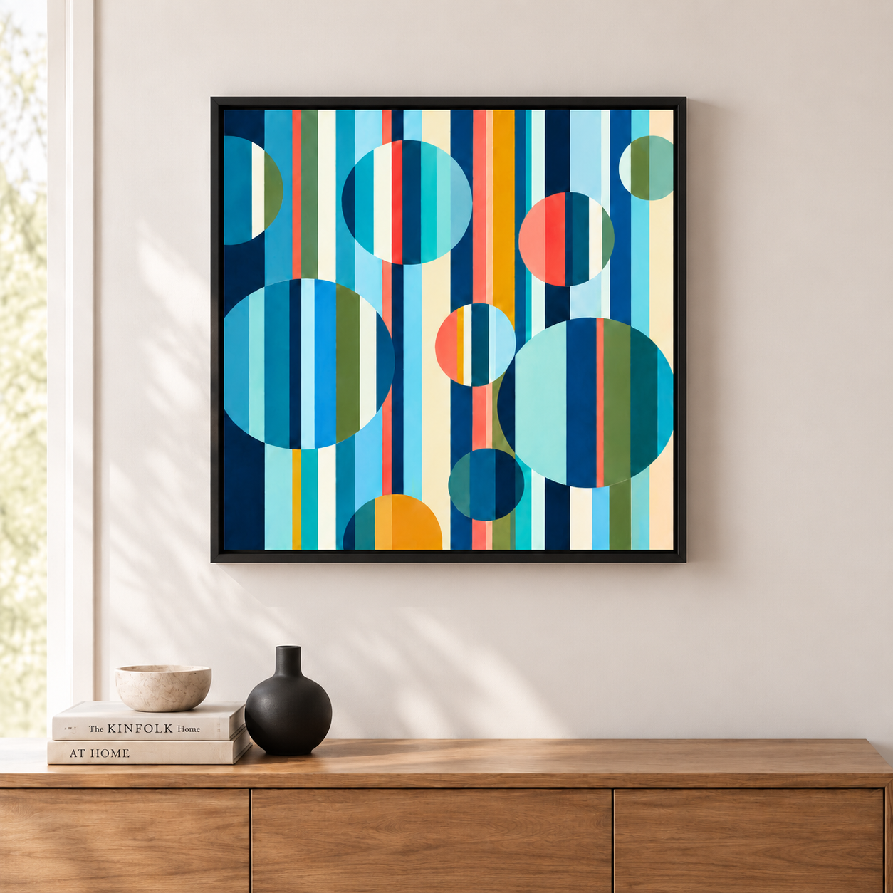 Geometric Sunlit black frame.png