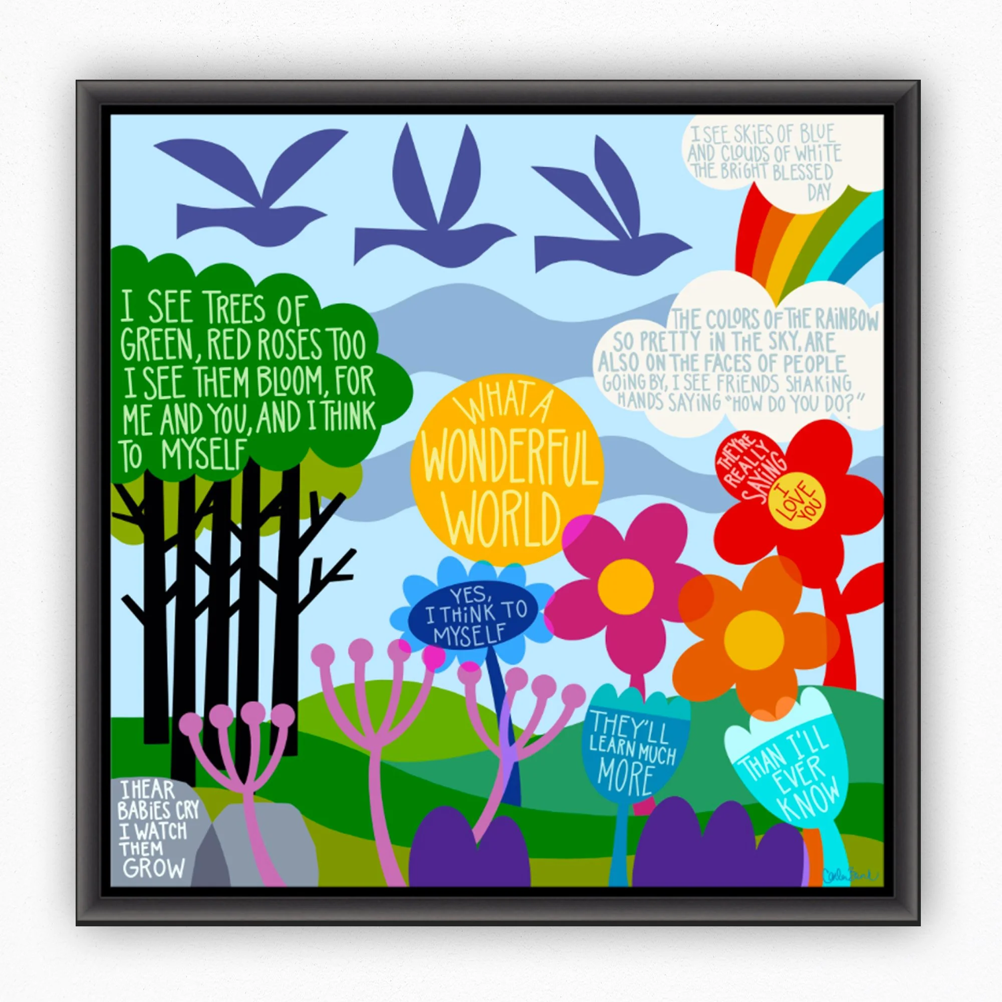 Wonderful World Black frame.jpg